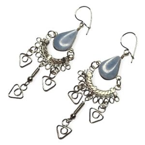 PERUVIAN Alpaca Silver Earrings Boho